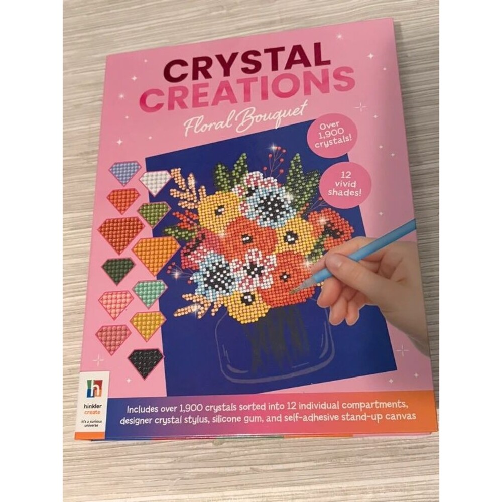 New crystal creations floral bouquet diamond art